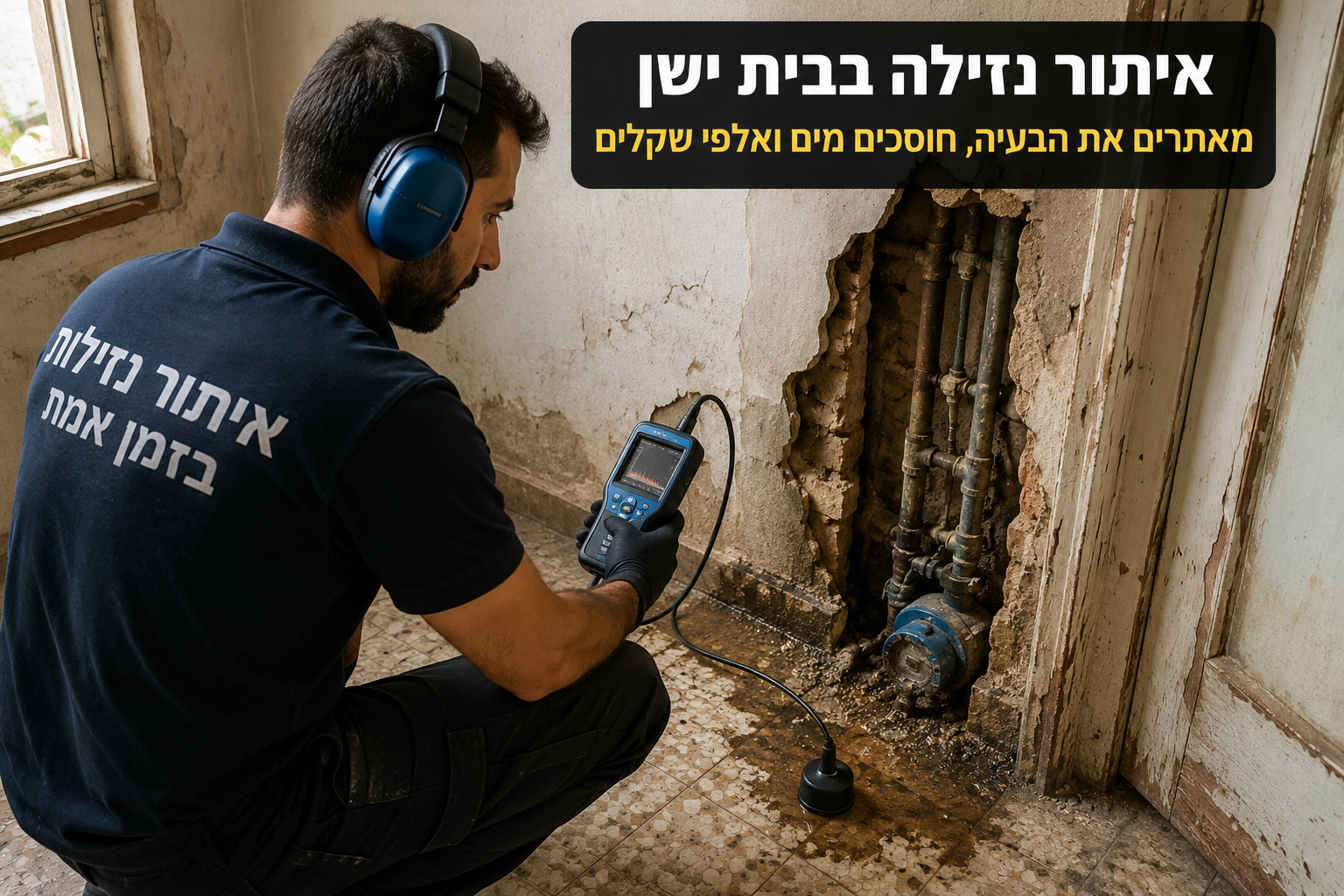 איתור נזילות בנס ציונה
