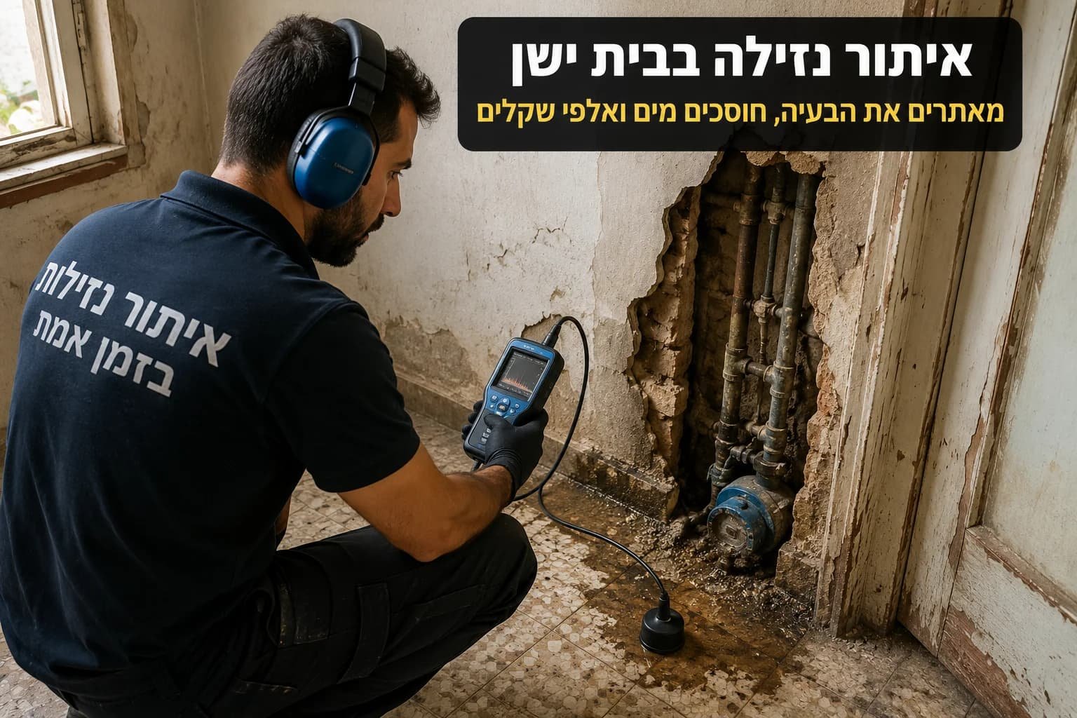 איתור נזילות בנס ציונה